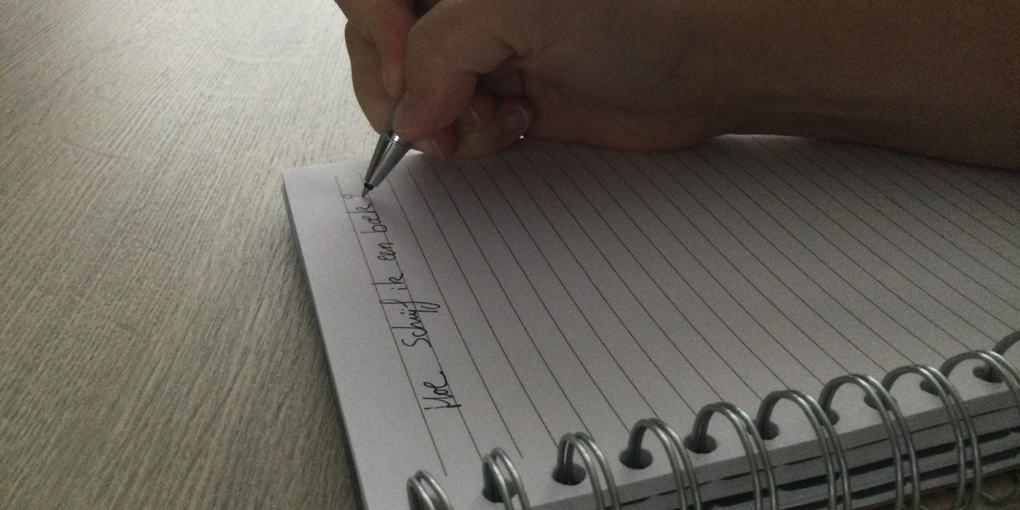 Hoe schrijf ik een boek?