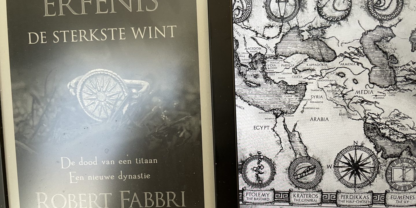 Review De Sterkste Wint van Robert Fabbri, deel 1 van de trilogie Alexanders erfenis