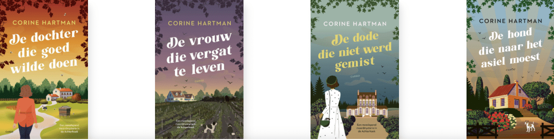 Corine Hartman de schrijfster