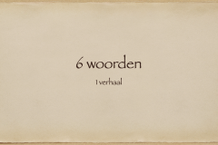 six word story